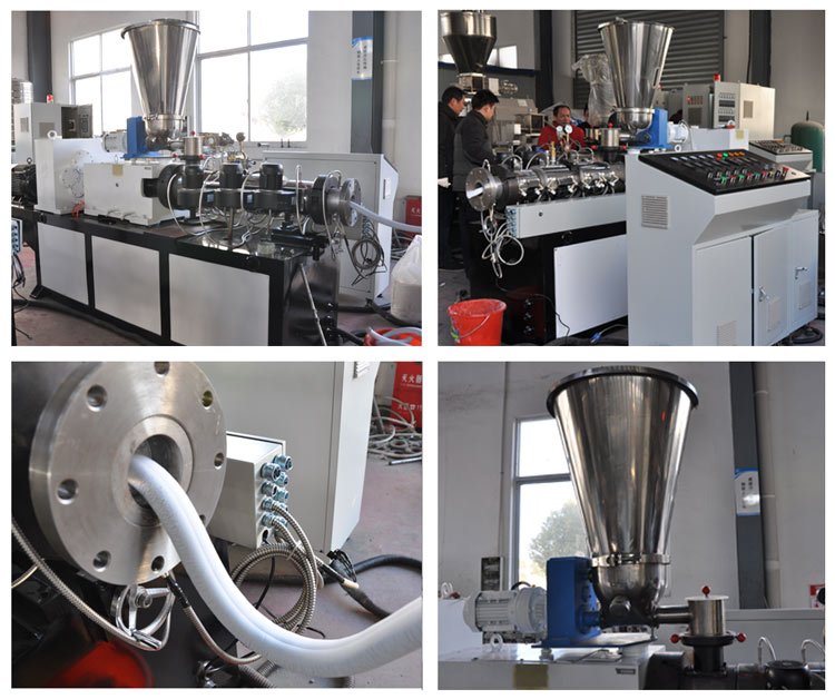 Conical Twin Screw Extruder for Rigid PVC Compounding