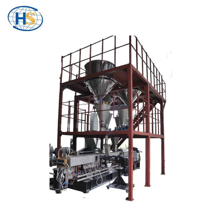 PE + Caco3 Masterbatch Manufacturing Process Extruder