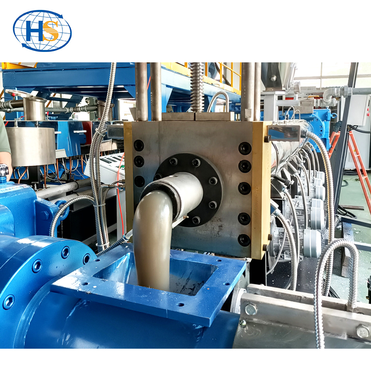 Film Recycling Pelletizer Plastic Recycle Extrusion Machine Two Stage Single Screw Extruder