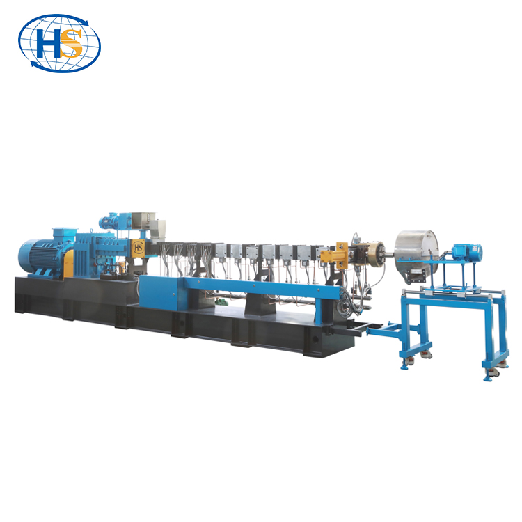 TSE-75 Haisi Extrusion Caco3 Filler Master Batch Extrusion Machine