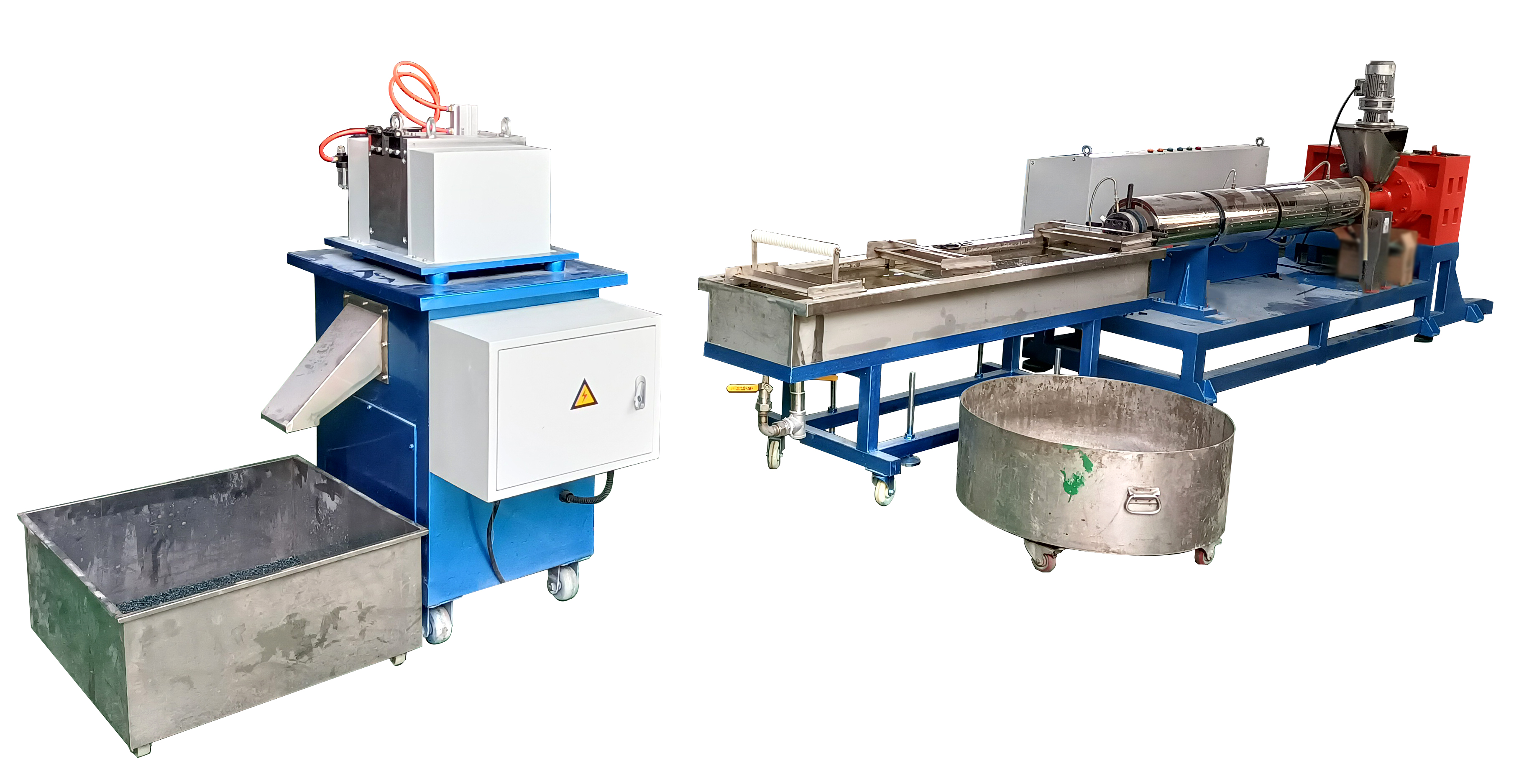 Lab Scale Single Screw Extruder for Fish Net Recycling Buy single